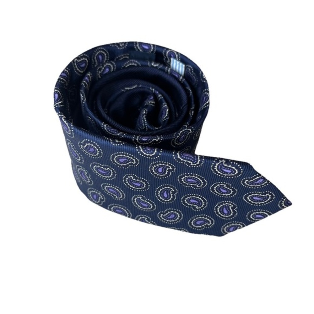 Vintage‎ Tommy Hilfiger Paisley Silk Tie Made USA Preppy Old Money Quiet Luxury